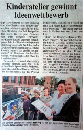 KRASS e.V. gewinnt Ideenwettbewerb mit größtem Kinderatelier