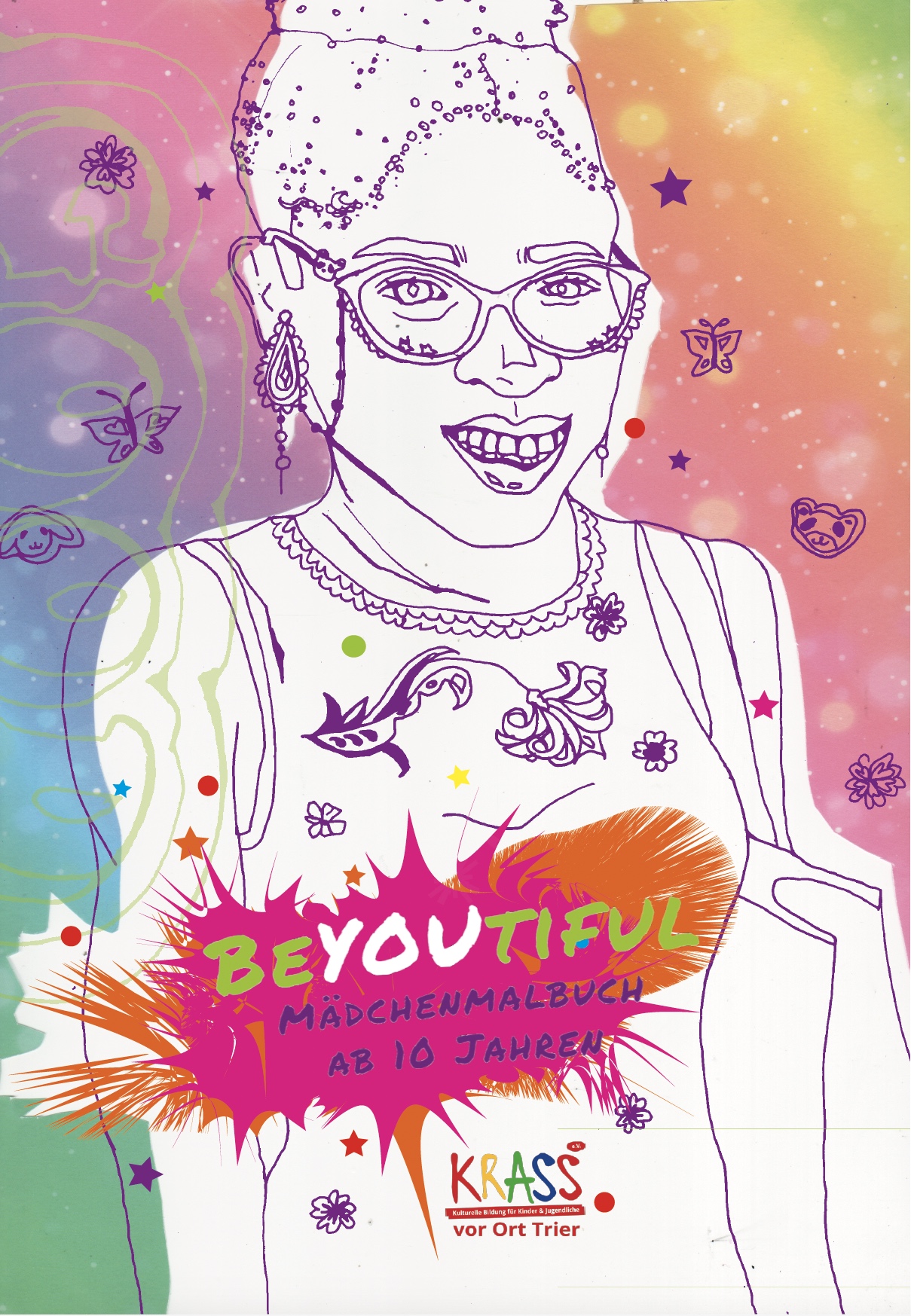 KRASSe Mädchenmalbücher sind gedruckt