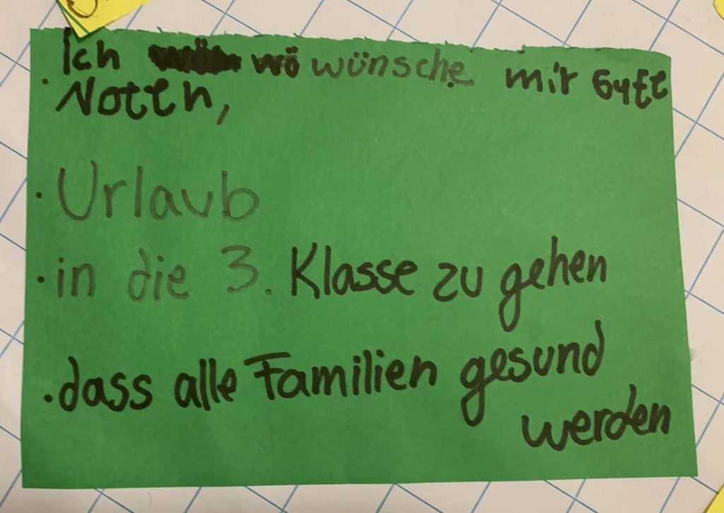 Unsere vergangene Wunschzettelaktion zeigt: Nicht immer wünschen sich Kinder zu Weihnachten Geschenke. Das geht ans Herz!