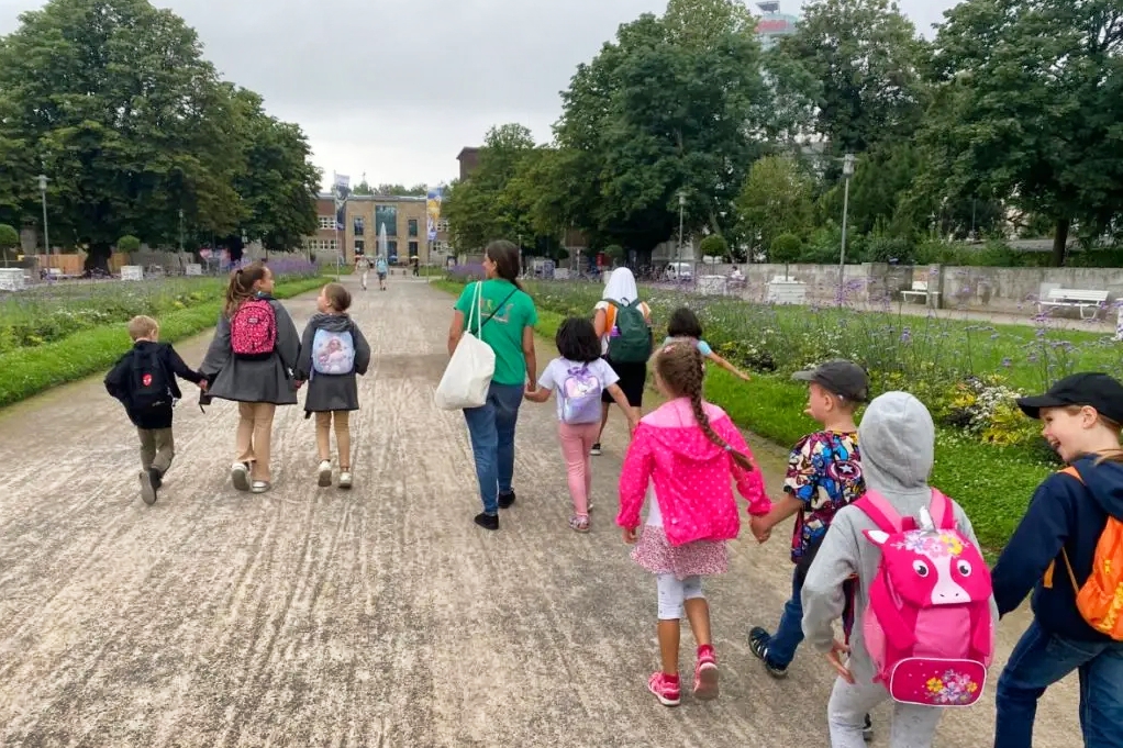 Nach dem Besuch ins Museum geht’s in das Kinderatelier