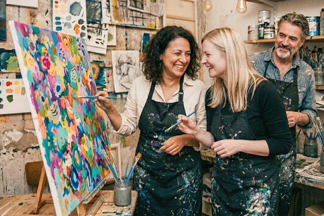 Meet & Paint: Kreative Abende für Erwachsene bei KRASS e.V.